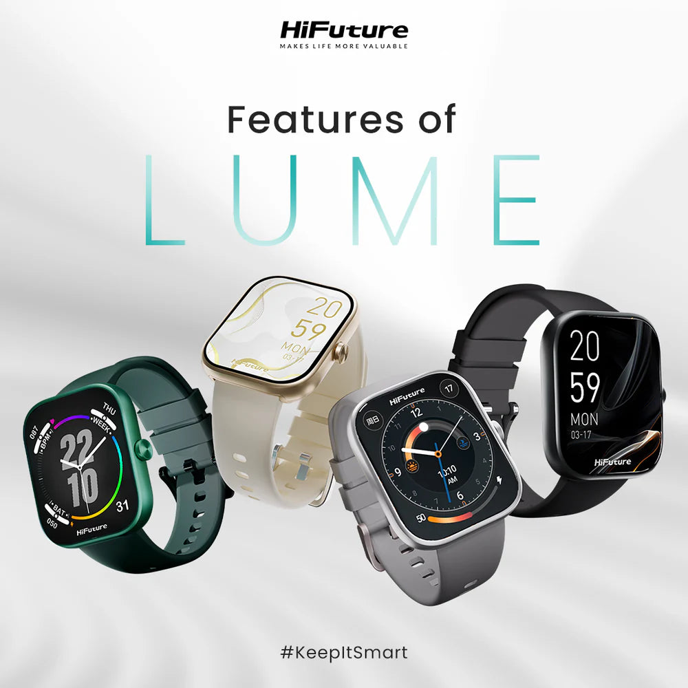 HiFuture LUME — Smartwatch ligero con pantalla 1.85"