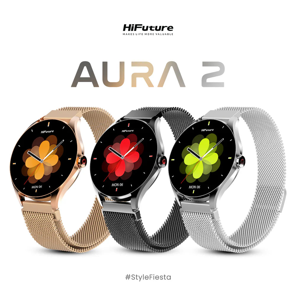 HiFuture AURA2 — Smartwatch compacto y estilizado